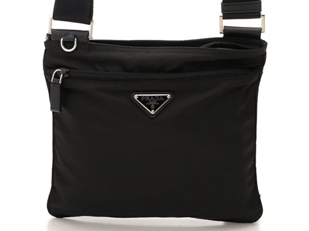 Prada bag Hobo black Saffiano leather